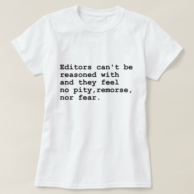 Editors T-Shirt (Design Front)