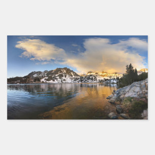 Ediza Lake Sunset - Sierra Nevada Mountains Sticker