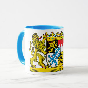 edle Tasse mit bayerischem Staatswappen Mug