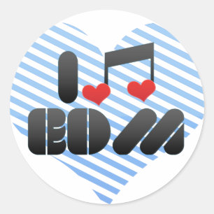 EDM CLASSIC ROUND STICKER