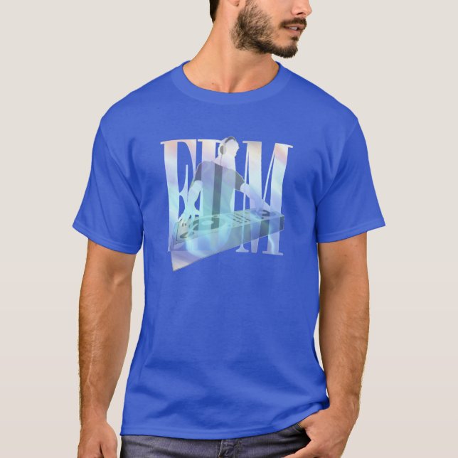 EDM DJ ELECTRIC BLUE T-Shirt (Front)