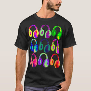 EDM DJ Headphone  Dance Rave Muic Fetival T-Shirt