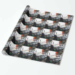 EDM DJ mixing music at an underground show Wrapping Paper