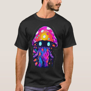 Edm Festival Trippy Art Mushroom Psychedelic Rave T-Shirt
