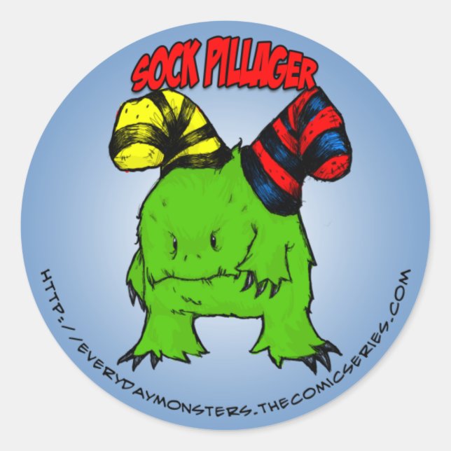 EDM Sock Pillager Sticker (Front)