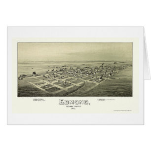 Edmond, carte panoramique d'OK - 1891