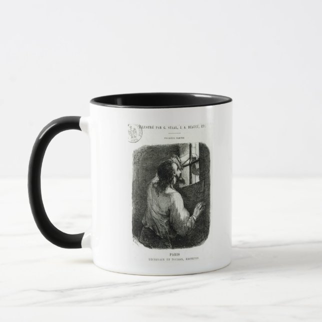 Edmond Dantes imprisoned in the Chateau d'If Mug (Left)
