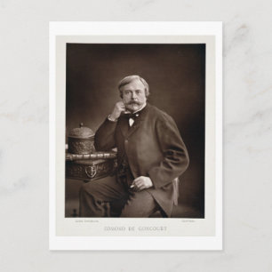 Edmond de Goncourt (1822-96) from 'Galerie Contemp Postcard