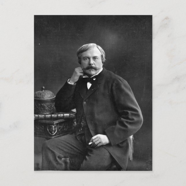 Edmond de Goncourt Postcard (Front)