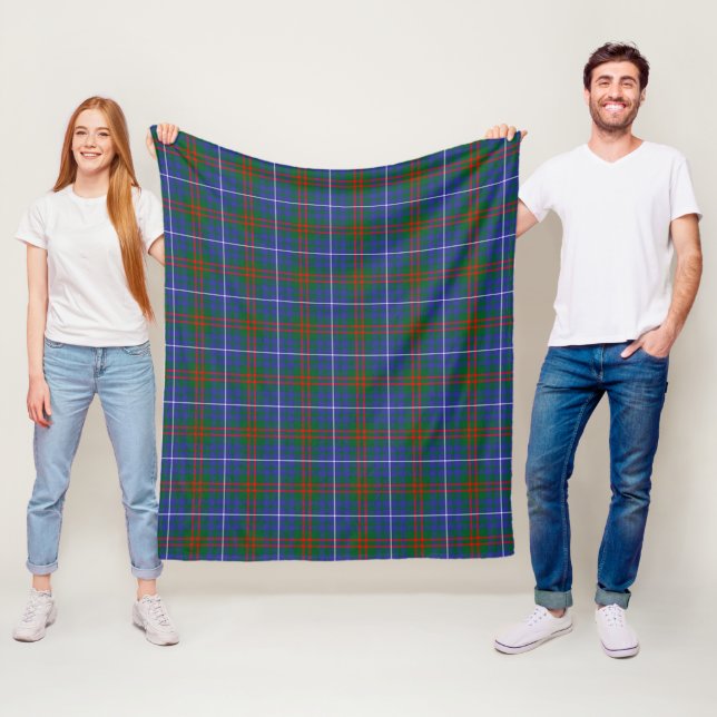 Edmonstone Plaid Fleece Blanket (In Situ)