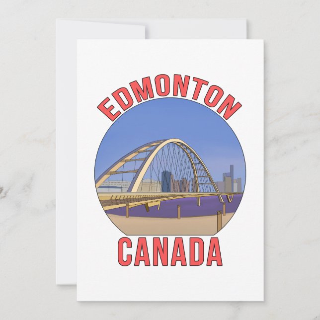 Edmonton Alberta Canada Invitation (Front)