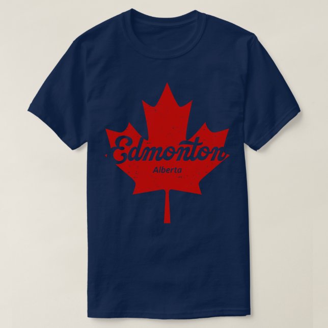 Edmonton Alberta Canada T-Shirt (Design Front)