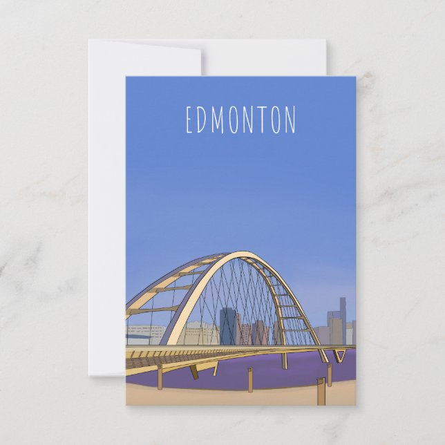 Edmonton Alberta Canada Thank You Card (Front)