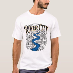 Edmonton Alberta North Saskatchewan River Valley S T-Shirt