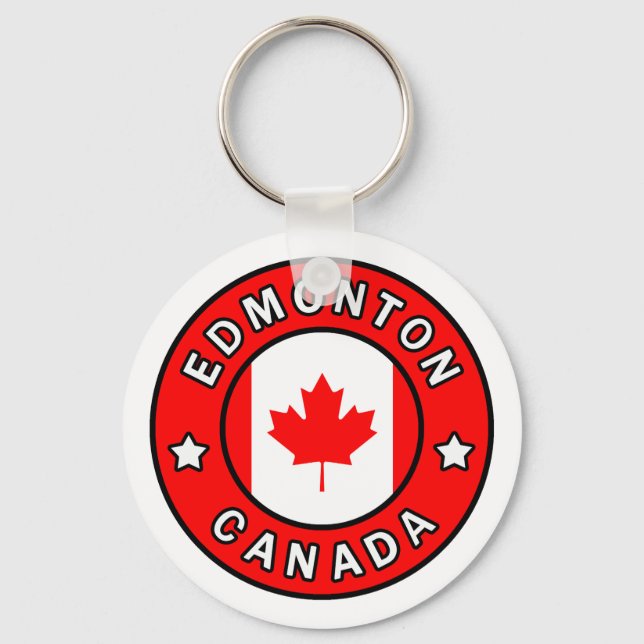 Edmonton Canada Keychain (Front)