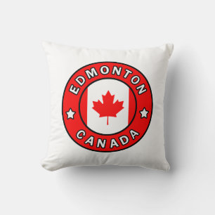 Edmonton Canada Throw Pillow