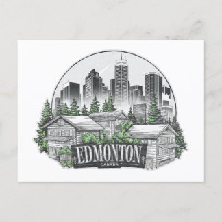 Edmonton City Canada Postcard