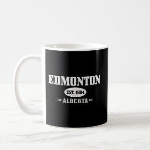 Edmonton Est 1904 Alberta Canada Pride Canadian Coffee Mug