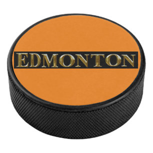 EDMONTON HOCKEY PUCK