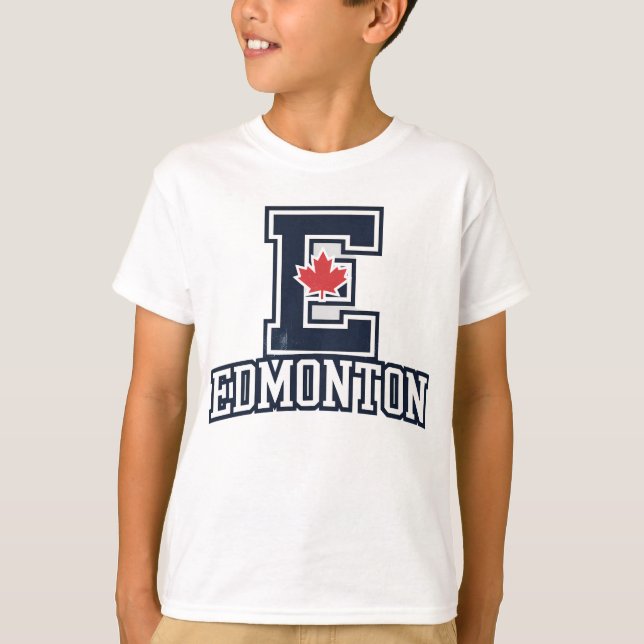 Edmonton Maple Leaf Graphic T-Shirt  (Front)
