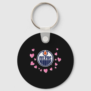 Edmonton Oilers Valentine Love Nhl Officially Lice Keychain
