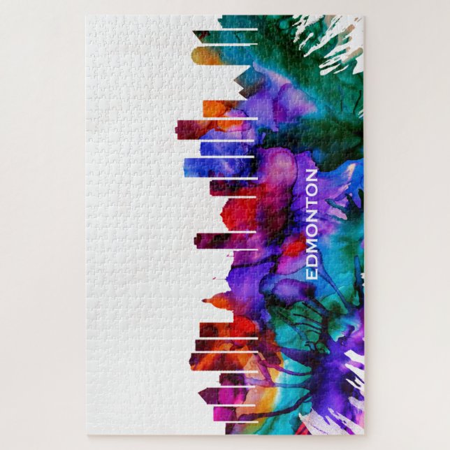 Edmonton Skyline Jigsaw Puzzle (Vertical)