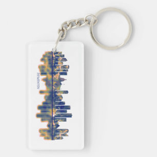 Edmonton Skyline Keychain