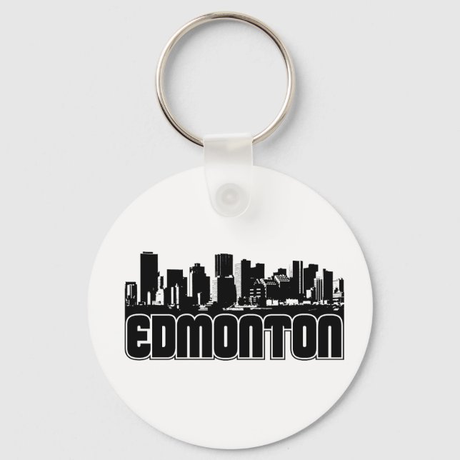 Edmonton Skyline Keychain (Front)