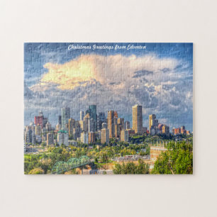 Edmonton Ville Canada. Puzzle