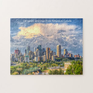 Edmonton Ville Canada. Puzzle