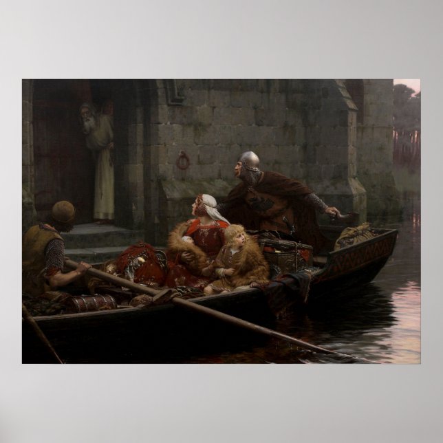 Edmund Blair Leighton - In Time of Peril Poster (Front)