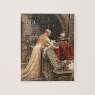 'Edmund Blair Leighton' Painting Jigsaw Puzzle