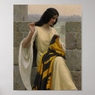 Edmund Blair Leighton Seamstress  Poster