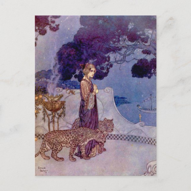 Edmund Dulac - Circé, La Magicienne Carte Postale (Devant)