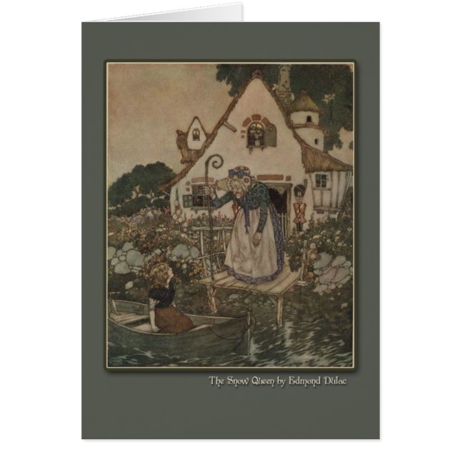 Edmund Dulac Illustration from The Snow Queen (Front)