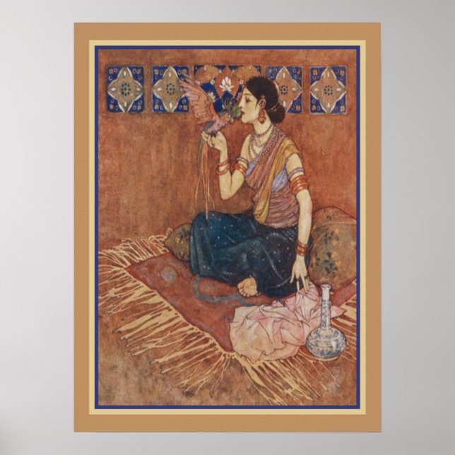 Edmund Dulac "Scheherazade" ca. 1909 Poster (Front)
