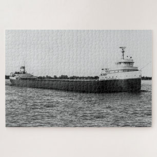 Edmund Fitzgerald on St. Clair River Original Jigsaw Puzzle