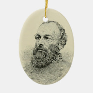 Edmund Kirby Smith Ceramic Ornament