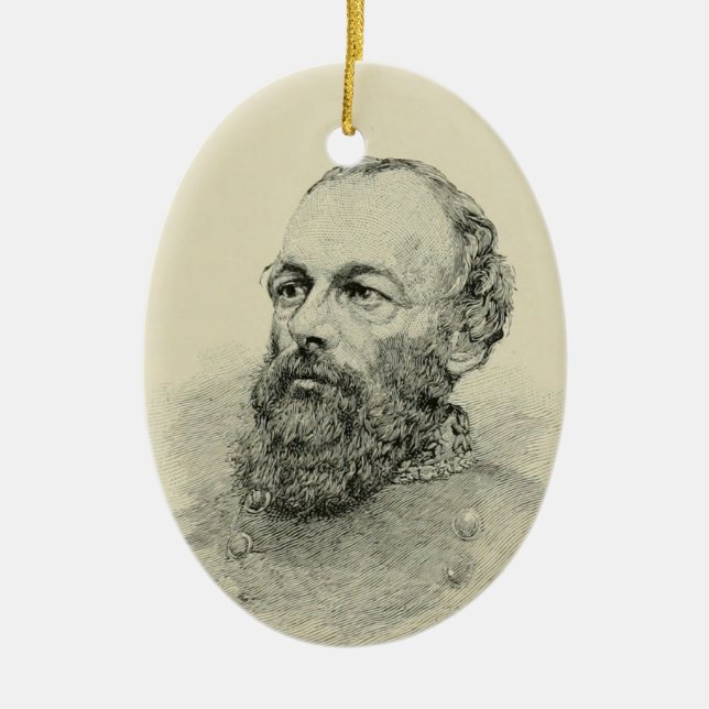 Edmund Kirby Smith Ceramic Ornament (Front)