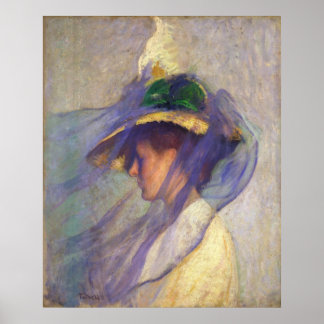 Edmund Tarbell - The Blue Veil Poster