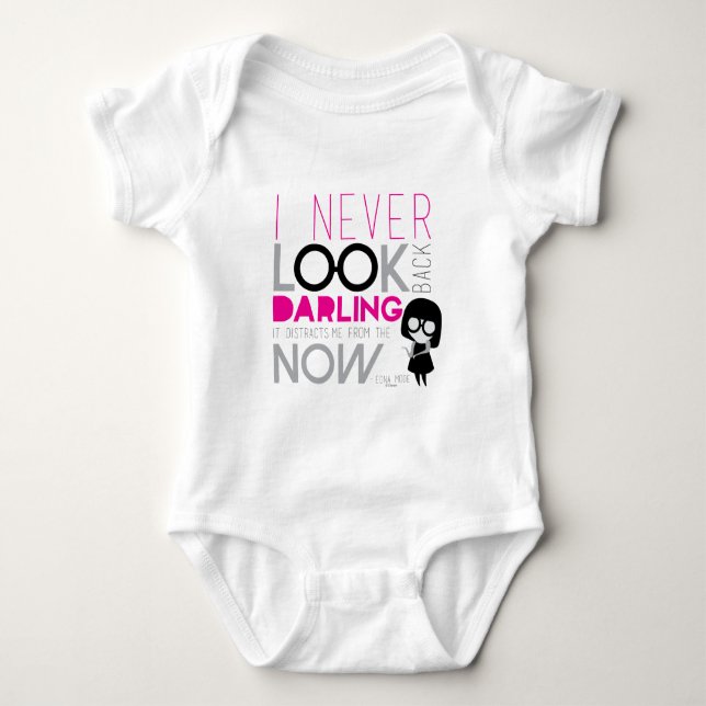 Edna Mode - I Never Look Back T-Shirt (Front)