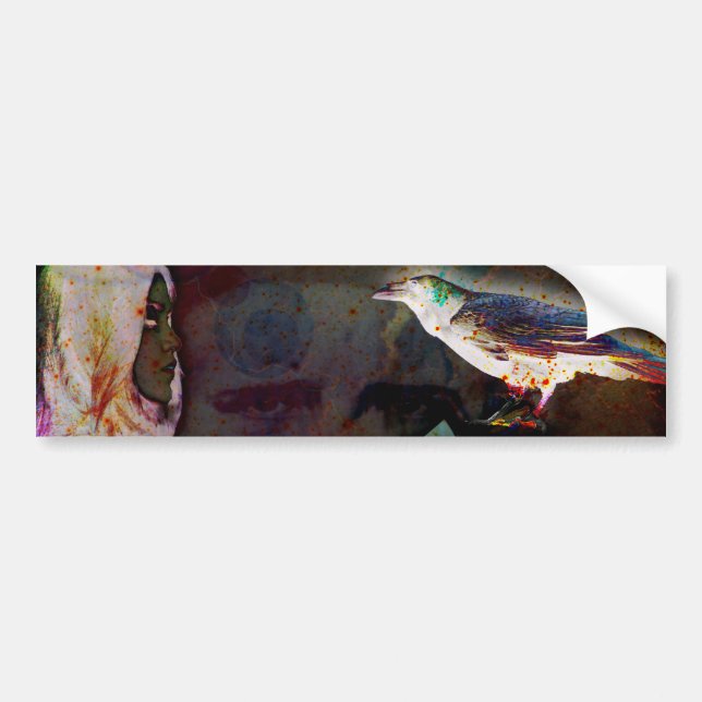 Edna Raven Poe Bumper Sticker (Front)