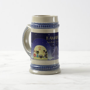 Edo-Neko's Snowy Celebration Beer Stein