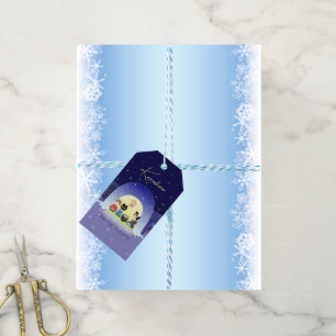 Edo-Neko's Snowy Celebration Gift Tags