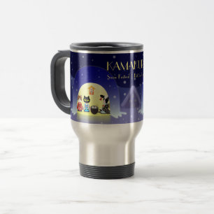 Edo-Neko's Snowy Celebration Travel Mug