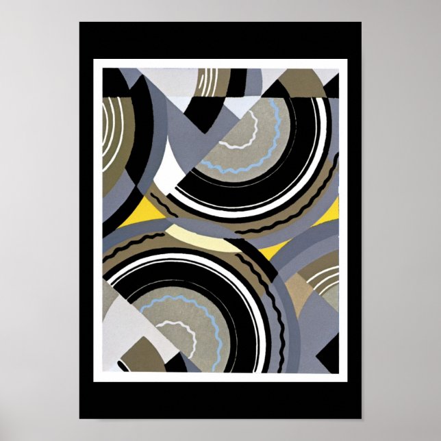 Edouard Benedictus Jazz Art Poster (Front)