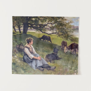 Edouard Debat-Ponsan The Cowherd Tapestry