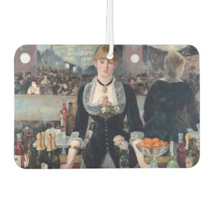 Edouard Manet - A Bar at the Folies-Bergere Air Freshener