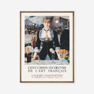 Edouard Manet A Bar at the Folies-Bergere Fine Art Poster