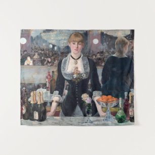 Edouard Manet - A Bar at the Folies-Bergere Tapestry